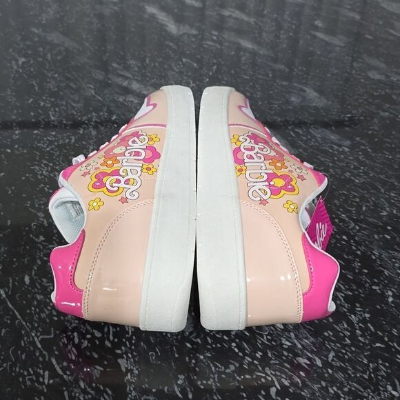 BRAND NEW  WOMEN'S BARBIES BY MATTEL PINK CASUAL COURT SNEAKER - Picture 10 of 16